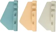 UTHCLO 3pcs Adhesive Phone Charging Brackets Wall Mount Storage Racks for Phones Multi Functional Hook for Keys and Bath Balls Punch Easy Installation
