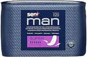 [Seni] 4790 Man super incontinence pads with 6 droplets, pack of 20