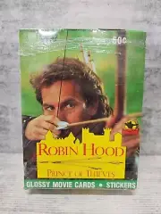 Topps Robin Hood Costner Movie Vintage Full vintage Trading Cards Box NOS (D)