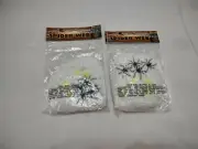 Vintage Halloween Stretchable Spider Web Glow in the Dark Spiders Decoration