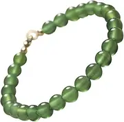 OATIPHO Fashion Statement Green Beaded Agate Bracelet String Bracelet for Women Girls Teen
