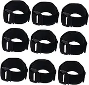HOMSFOU Fixing Strap for Waterproof Bag 10pcs Hook and Loop Tape Easy Peel and Stick Application