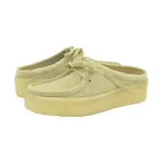 Women's Shoes Clarks WALLABEE CUP LO Lace Up Slide Moccasins 76568 LIGHT MAPLE