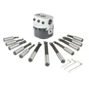 Bodee 3" Boring Head Set Without Boring Shank, including 12 piece Boring Bar Set
