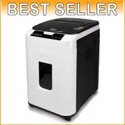 Secure 200-Page Micro-Cut Shredder with Continuous Operation and LED Indicators