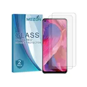 2 Pack MEZON OPPO A74 Clear Tempered Glass Screen Protectors