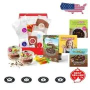 Hands-On Chocolate Cake Kit for Kids with Step-by-Step Instructions & Gummies