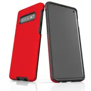 For Samsung Galaxy S10 Case, Armour Tough Protective Cover, Red