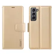 ZUSLAB Galaxy S21 FE 5G Hanman Leather Wallet Card Case for Samsung - Gold
