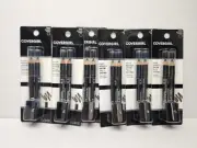 Lot 6 Cover Girl Easy Breezy Brow Fill & Define Pencil Crayons 500 Black New