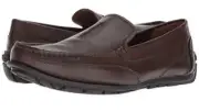 Clarks Men's Benero Race Dark Brown Leather Casual Loafer 26133159 Size 13