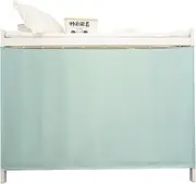 Teanea 3-Layer Thicken Bottom Bunk Bed Blackout Curtains Privacy Cloth Twin Size Men Women Teens Home Dorm, Pale Green
