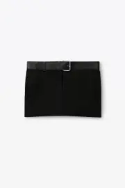 [Alexander Wang] 羊毛束帶迷你裙