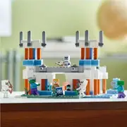 Lego Minecraft The Ice Castle Building Kit Fun Space Playset, Skeleton Gaming Toy For Kids Aged 8+ 21186