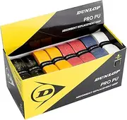 Dunlop Pro PU Squash Replacement Grip, Multicolour, 24 Pieces
