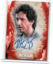 WALKING DEAD NICHOLAS(MICHAEL TRAYNOR) 2016 TOPPS AMC CERTIFIED AUTOGRAPH