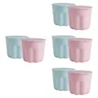 4 Count Cosmetic Brush Cleaner Lip Gloss Making Kit Makeup Storage Containers