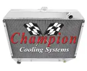2 Row Perf Champion Radiator for 1970 - 1974 Dodge Challenger Big Block Engine
