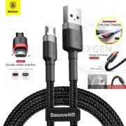 Baseus 2.4A USB To Micro USB Fast Charging Cable Data Wire For Android Samsung