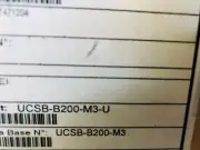 NEW CISCO UCS B200 M3 UCSB-B200-M3 w/ UCSB-MLOM-40G-01 HEATSINK w/o HDD RAM CPU