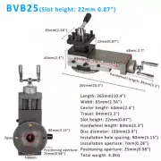BVB25 BB25 CJM250 22/26mm Quick Change Bench Lathe Posts&Holders Tool Hold