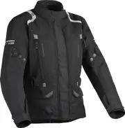 DIFI Navigator Aerotex waterproof Ladies Motorcycle Textile Jacket, black, Size M for Women