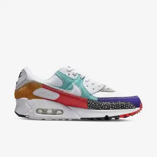 【NIKE 耐吉】W AIR MAX 90 SE 女鞋 男女段 動物紋 白色(DH5075-100)