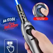 Adjustable Jet Flame Torch Lighter Windproof Blue Flame Lighter for Camping