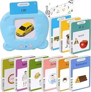 Talking Flash Cards for Toddlers, 510 Words Audible Flashcards Preschool Learning Machine Educational Toys for Boys and Girls, Montessori Sensory Reading Toy Gifts for Kids