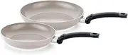 [Fissler] Ceratal Classic Frying Pan Set / 2-Piece Aluminium Pan, Ceramic Coated (24 + 28 cm) Ceramic Frying Pan Non-Stick - Induction