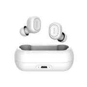 TWS 5.0 Bluetooth Headphones 3D Stereo Wireless Earphones with Dual Microphone - White