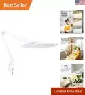 Pro-Grade 2,200 Lumens LED Desk Lamp with Touch Control & Dimmable Brightness