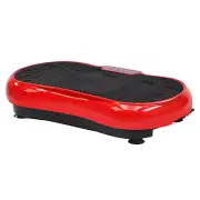 Everfit Vibration Machine Platform Resistance Vibrator Rope Home Fitness Red New
