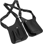 [yuksok] Shoulder Harness Bag for Men Women Adjustable Strap Phone Bag for Outdoor Travel