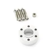 Supercharger Snout / Crank Pulley Spacer w/ Hardware Billet Aluminum 1.250" Thic