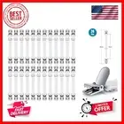 24 Pcs Bed Sheet Clips Straps Heavy Duty Adjustable Sheet Elastic Fitted Bed ...