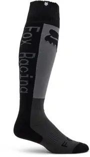 FOX 180 Lean Motocross Socks, black-grey, Size S for Men Black Grey