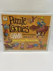 Vintage Whitman Puzzle Loonies Game Match 1979 Sealed Box