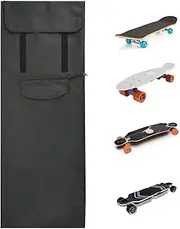 Backpack - Skateboard Carrier,Adjustable Strap 600D Oxford for Commuting Women Men Boys Hockey Skating