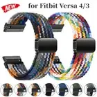 For Fitbit Versa 3/4/Sense 2 1 Replacement Magnetic Nylon Sport Watch Band Strap