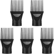 FRCOLOR 5pcs Hair Dryer Comb Blow Dryer with Comb Blow Dryer Attachment Comb Hair Blower Nozzle Hair Dryer Attachment for Blow Dryer Detangling Blower Comb Combs Plastic Tuyere Hair Comb