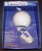 Golf Ball Computer/Laptop Mouse, Sports Hut, White Blue, Nest