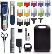 Wahl Cordless Hair Clipper Set Rechargeable Haircutting Barber Set w/ Beard Trim