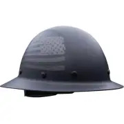 Dynamic WolfJaw Fiberglass Full Brim Hard Hat with Wheel Ratchet, 8 Point Sus...
