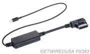 iPHONE 10, 8, 7 MERCEDES BENZ MUSIC INTERFACE AUX ADAPTER CABLE LIGHTING AMI MMI