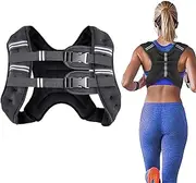 12lbs Weight Vest, Rucking Vest for Women, Men, Walking, Weight Loss, Training, Running