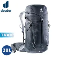在飛比找松果購物優惠-Deuter 德國 TRAIL 30L 輕量拔熱透氣背包《黑