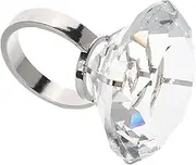 JOINPAYA Luxurious Simulated Glass Ring Prop Stunning Wedding Decoration for Proposals Anniversaries Parties Dazzling Sparkle Unique Style for Memorable Celebrations