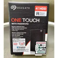 在飛比找蝦皮購物優惠-Seagate One Touch 4TB 外接硬碟 極夜黑