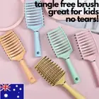 Professional Comb Hair Brush Massage Hairbrush Paddle Tangle Styling Happy Kids